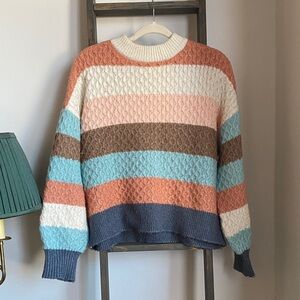 89th & Madison Multicolor Striped Sweater